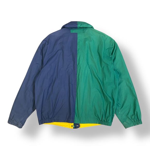 Nautica Vintage 90s Men’s Reversible Hooded Color block Jacket Size L Streetwear - Picture 5 of 16